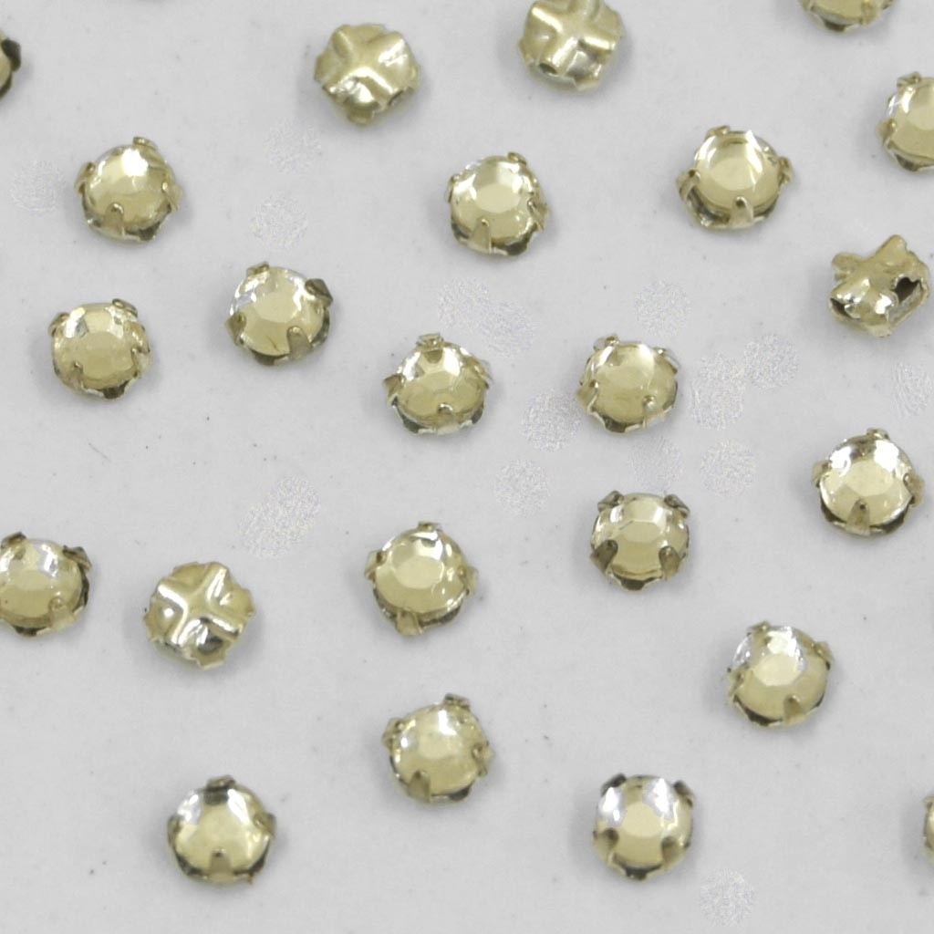 Pedra Strass Grampada Cristal Transparente ss 10 = 2.70 mm 711957