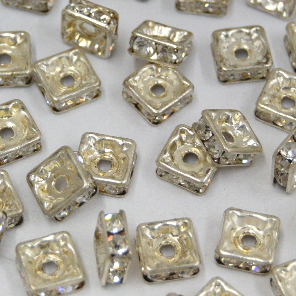 Rondela Strass 4 x 4 mm Prateado  711961