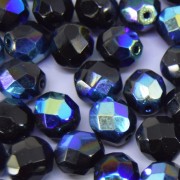 Cristal 8 mm Transparente Irizado AB Preto 708475