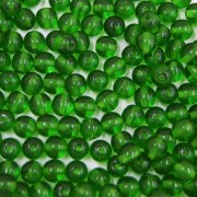 Conta de vidro Transparente Verde Escuro 5 mm 708588