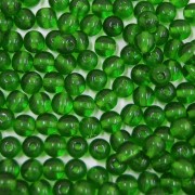 Conta de vidro Transparente Verde Escuro 5 mm 708588
