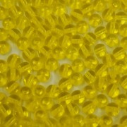 Conta de vidro Transparente Amarelo Canário 6 mm 708590