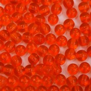 Conta de vidro Transparente Coral 6 mm 708594