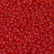 Miçanga 9/0 Transparente Especial Vermelho 708761