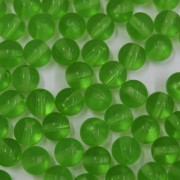 Conta de vidro Transparente Verde Claro 6 mm 711281