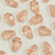 Cristal Gota Pendant MC Machine Cut  Drop Rosa 10 x 7 mm 711648