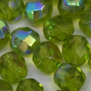 Cristal 8 mm Transparente Irizado Verde 712000