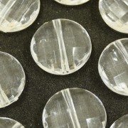 Conta acrílica Pastilha Transparente 19 x 19 mm  741022