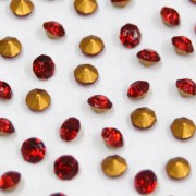 Strass Mc Chaton Vermelho Light Siam SS 12 = 3 mm 711152